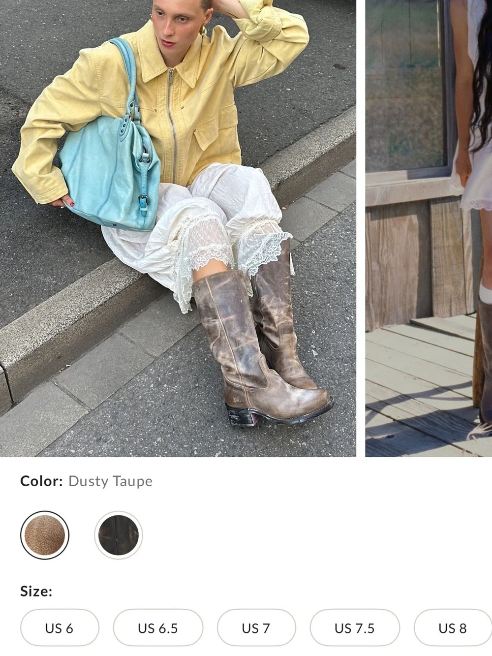 FRYE X Free People campus boots